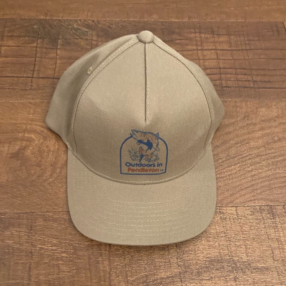 PENDLETON Hat ‘Outdoors in Pendleton’ Fish Tan Snapback Cap Wool Blend OSFM